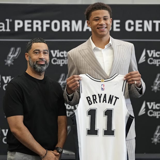 San Antonio first round draft pick Carter Bryant 