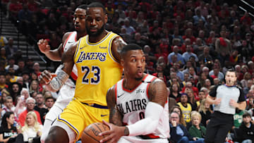 Los Angeles Lakers v Portland Trail Blazers
