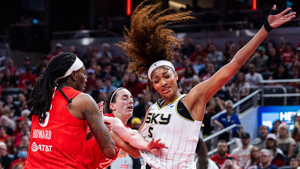 Caitlin Clark and Angel Reese