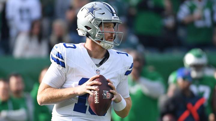 Dallas Cowboys quarterback Cooper Rush (10) against the Philadelphia Eagles at Lincoln Financial Field.