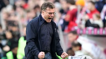 Dieter Hecking beim Jubel