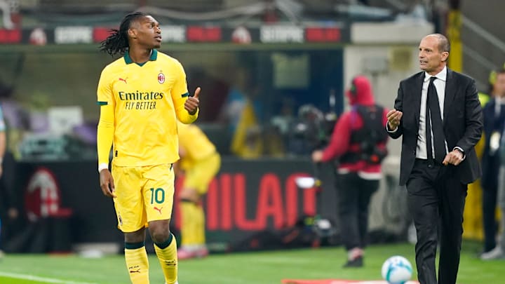 Rafael Leao, Massimiliano Allegri Rafael Leao, Massimiliano Allegri