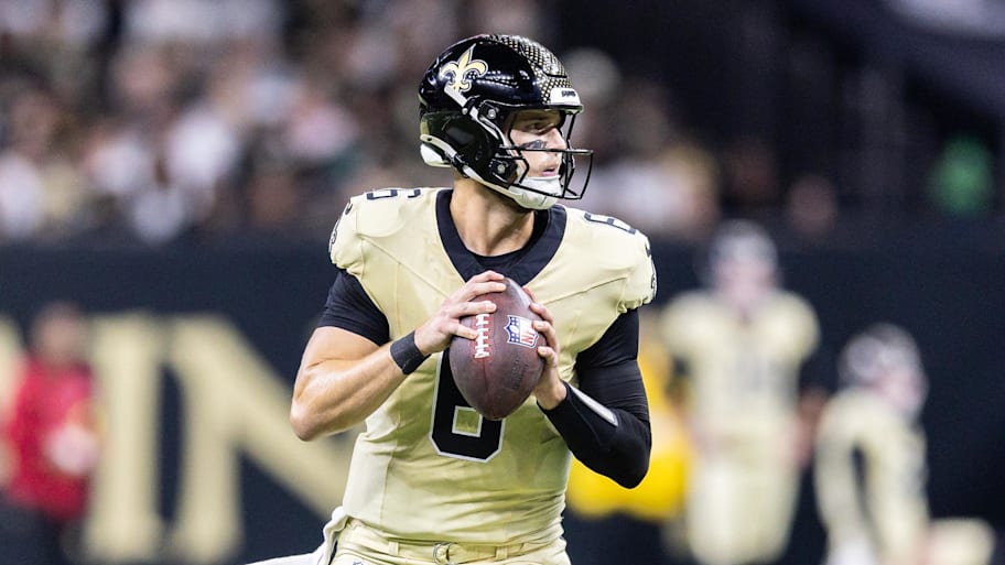 New Orleans Saints quarterback Tyler Shough