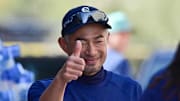 Former Seattle Mariners outfielder Ichiro Suzuki was inducted into he Baseball Hall of Fame on Sunday.