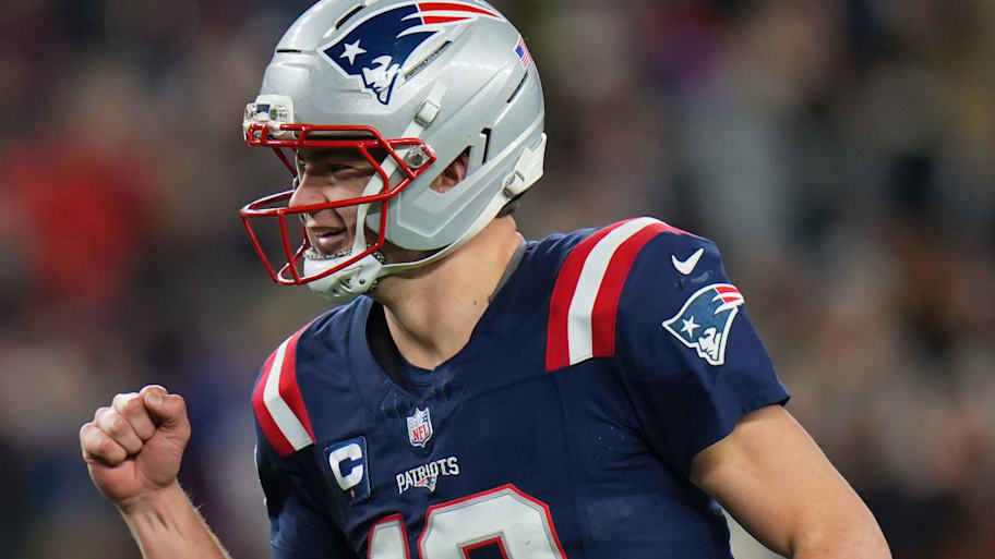 New England Patriots quarterback Drake Maye