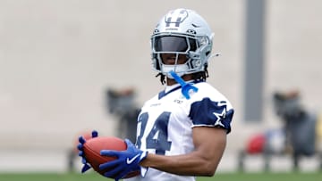 Cowboys running back Jaydon Blue