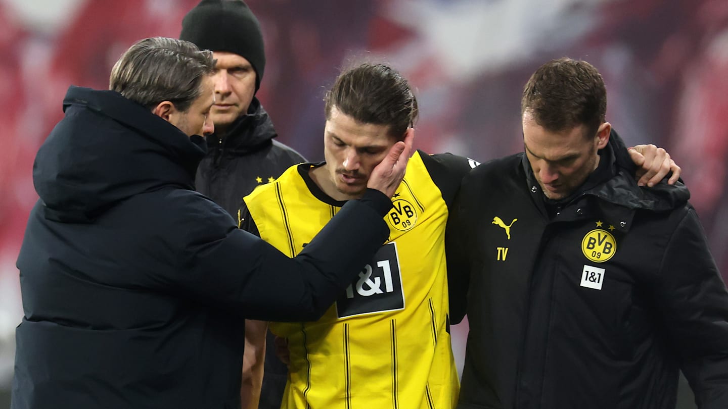 BVB teilt Diagnose Ausfallzeit bei Marcel Sabitzer mit