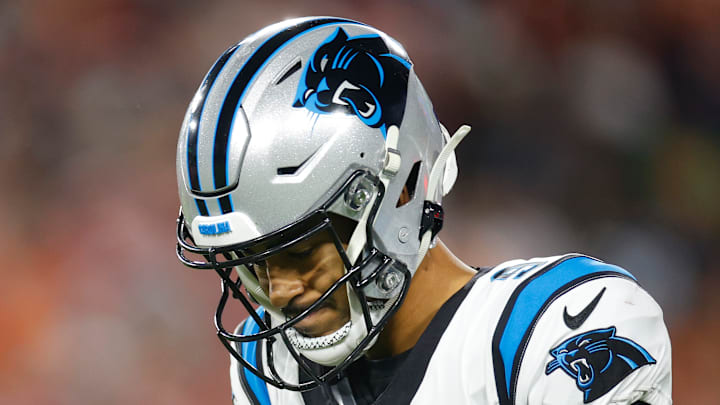 Carolina Panthers quarterback Bryce Young
