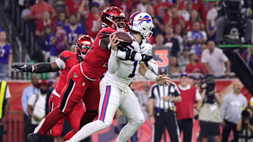 Will Anderson Jr. and the entire Houston Texans defense got after Josh Allen in a 23-19 win on Thursday Night Football