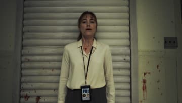 Maika Monroe in LONGLEGS, courtesy of NEON