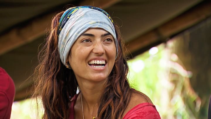 “Huge Dose of Bamboozle” – The fatiguing nature of the game is highlighted as some castaways hit their personal breaking points. Following tribal, one castaway is left visibly shaken after being left out of the vote. Then, an epic blindside takes place at tribal council, leaving some players spinning, on SURVIVOR, Wednesday, Nov. 26 Photo: CBS ©2025 CBS Broadcasting, Inc. All Rights Reserved. Savannah Louie 