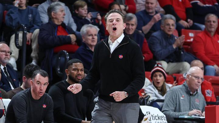 Jan 4, 2025; Queens, New York, USA;  St. John's basketball head coach Rick Pitino yells out instructions in the first half against the Butler Bulldogs at Carnesecca Arena.