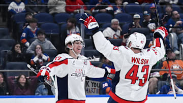Dylan Strome, Washington Capitals Mandatory Credit: John Jones-Imagn Images