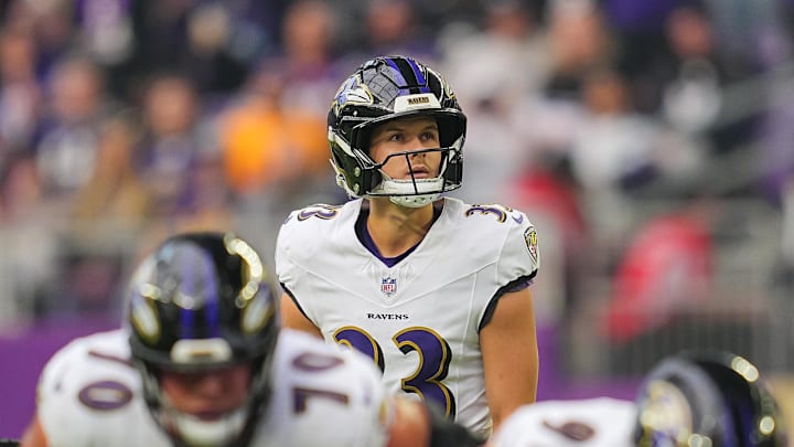 Baltimore Ravens place kicker Tyler Loop
