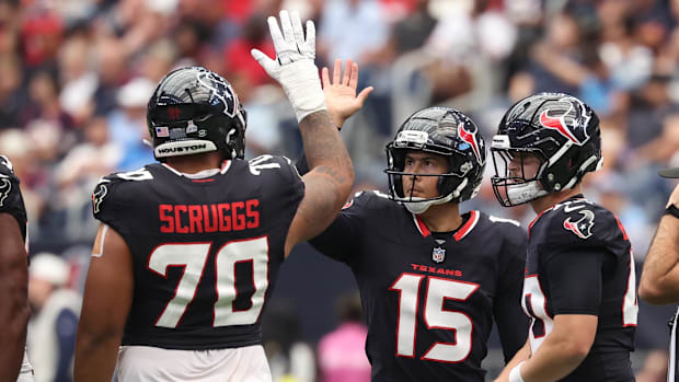 Houston Texans kicker Ka'Imi Fairbairn is one of the top kickers in fantasy football this season. 