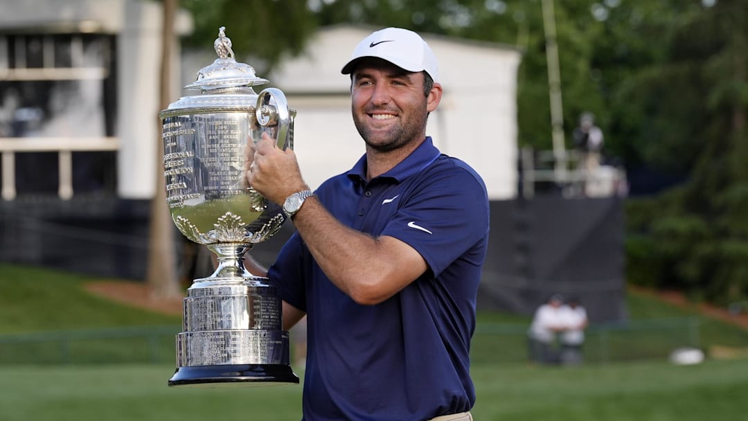 Scottie Scheffler will look to successfully defend his title at the PGA Championship. 