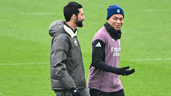 K. Mbappé et A. Arbeloa - Real Madrid