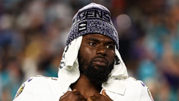 Baltimore Ravens quarterback Tyler Huntley