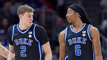 State Farm Champions Classic: Kentucky v Duke; Duke basketball forwards Cooper Flagg and Maliq Brown