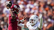 Oklahoma quarterback Michael Hawkins Jr.