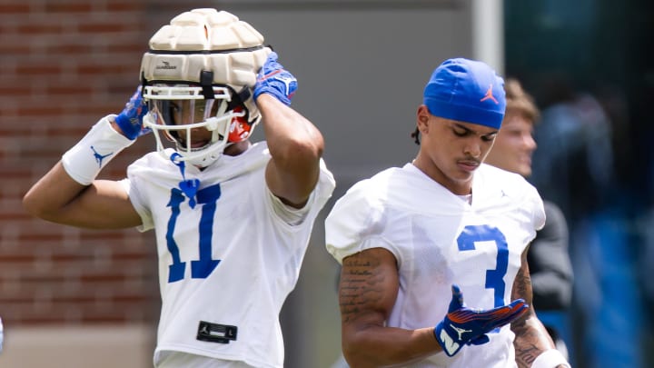 Florida Gators wide receivers Eugene Wilson III (3) and Chimere Dike (17) will be a big part of the offense in 2024.