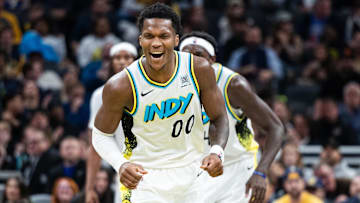 Indiana Pacers guard Bennedict Mathurin (00).