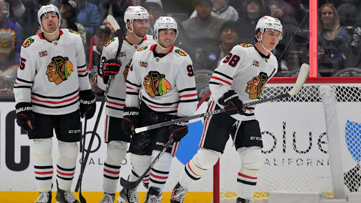 Connor Bedard and the Blackhawks are road underdogs in St. Louis. Connor Bedard and the Blackhawks are road underdogs in St. Louis.