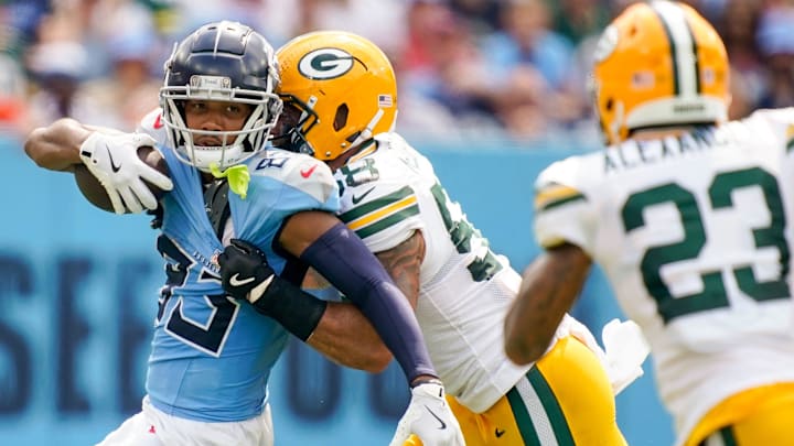 Clairton graduate Tyler Boyd, seen here playing for the Tennessee Titans, will be at a ribbon cutting Thursday to celebrate his high school's new stadium. 