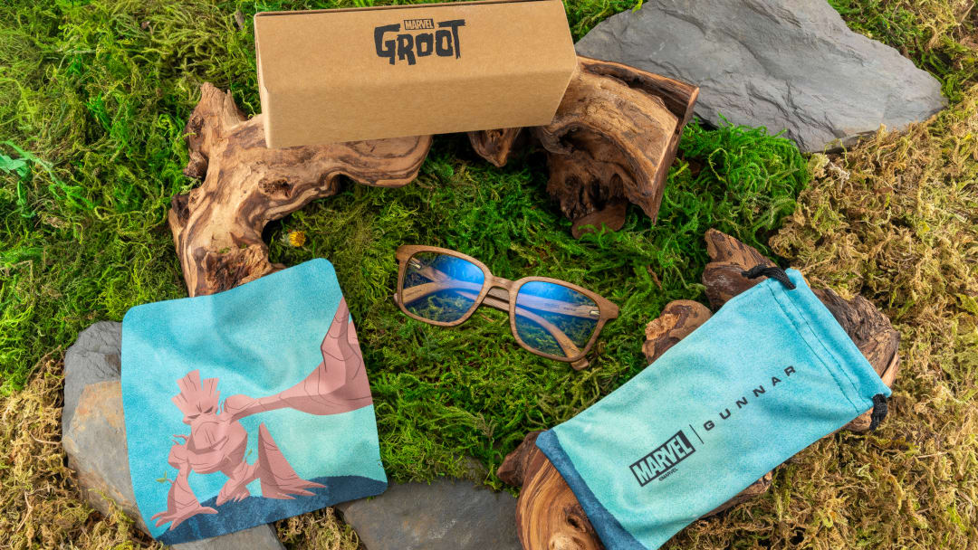 MARVEL Groot Glasses From GUNNAR. Image Credit to GUNNAR. 