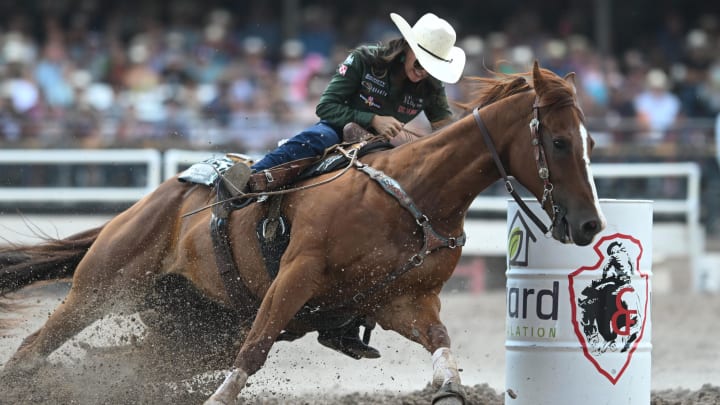 Following her win at Cheyenne (Wyo.) Frontier Days in late July, barrel racer Jordon Briggs has vaulted into the top 20 of the WPRA World Standings, giving her a shot at making the NFR for a fifth straight year. 