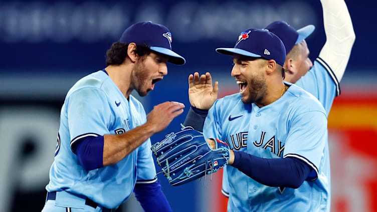 Houston Astros v Toronto Blue Jays, Jordan Romano, George Springer