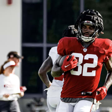 TE Devin Culp at Buccaneers Training Camp