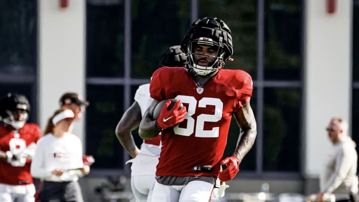 TE Devin Culp at Buccaneers Training Camp