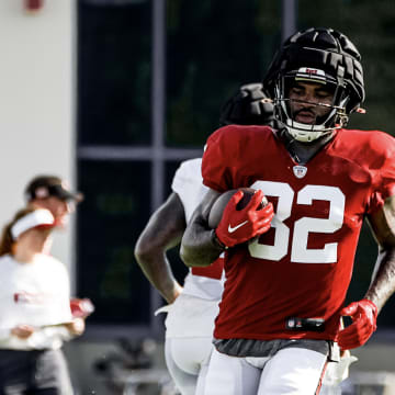 TE Devin Culp at Buccaneers Training Camp