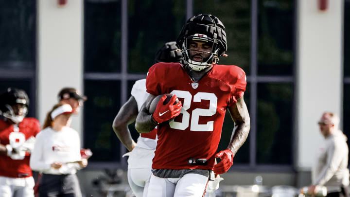 TE Devin Culp at Buccaneers Training Camp