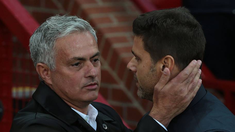 José Mourinho (left) and Mauricio Pochettino.