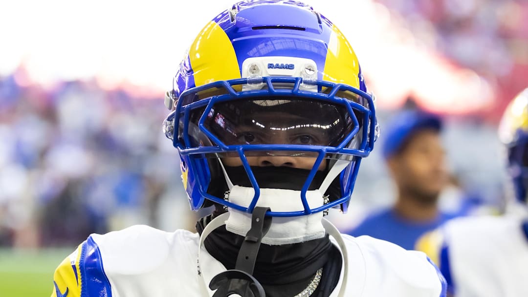 Los Angeles Rams cornerback Cobie Durant against the Arizona Cardinals at State Farm Stadium. 