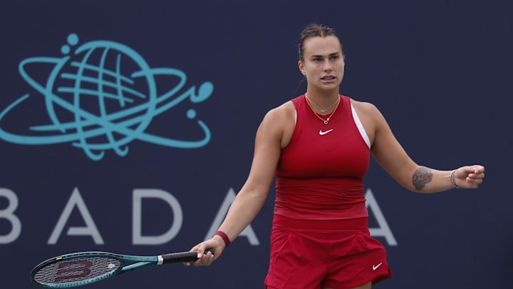 Aryna Sabalenka explains how she deals with expectations.