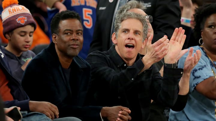 Mar 29, 2023; New York, New York, USA; American actors and comedians Chris Rock (left) and Ben