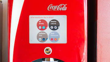 Coca Cola new freestyle vending machine, the equipment is...