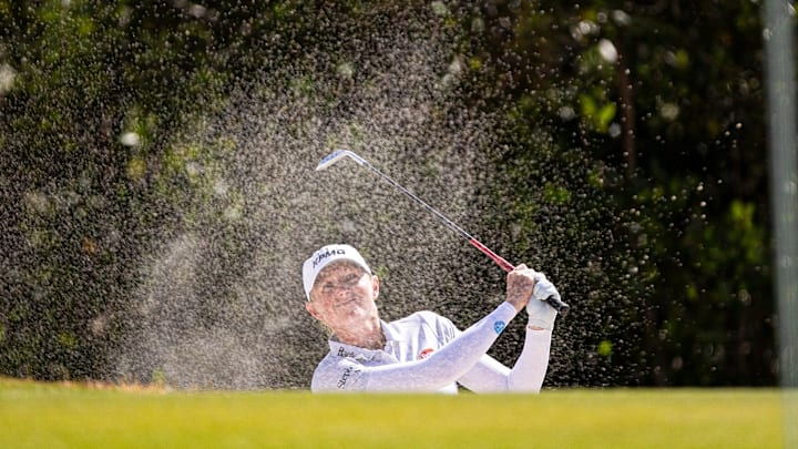 Stacy Lewis plays in the second round of the 2022 LPGA Drive On Championship at Crown Colony in Fort Myers on Friday, Feb. 4, 2022.