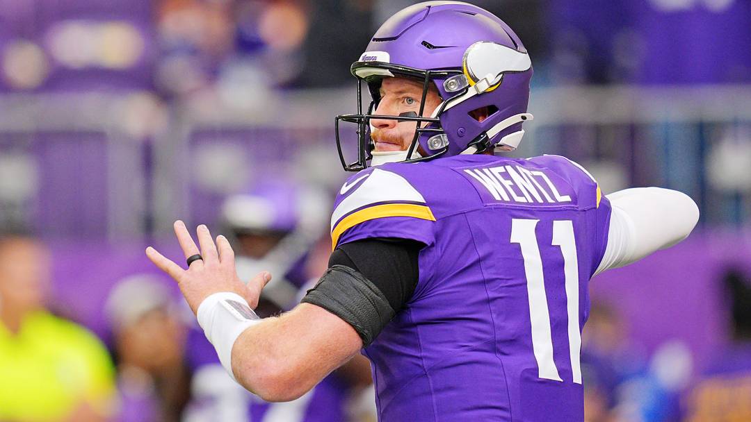 Carson Wentz is one of the clear winners after the Vikings' released their unofficial Week 1 depth chart on Wednesday. 