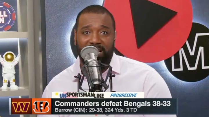 ESPN's Chris Canty blamed Joe Burrow for a 38–33 loss. ESPN's Chris Canty blamed Joe Burrow for a 38–33 loss.