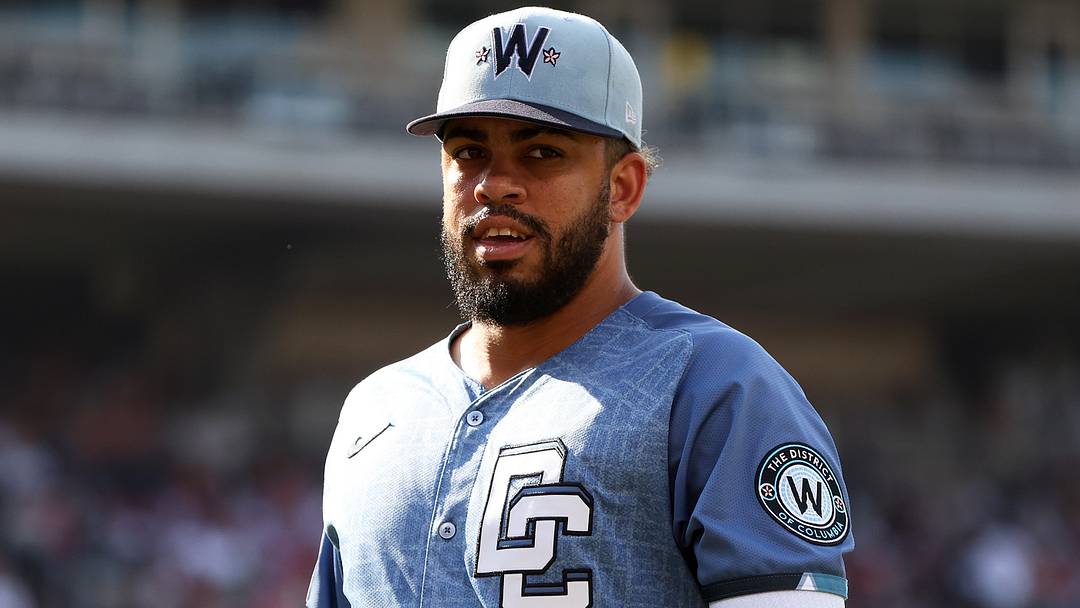Washington Nationals infielder Luis Garcia Jr. Washington Nationals infielder Luis Garcia Jr.