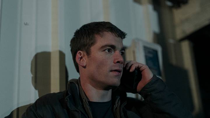 The Night Agent. Gabriel Basso as Peter Sutherland in episode 203 of The Night Agent