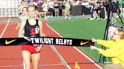 Lincoln sophomore Ellery Lincoln moved to No. 2 on Oregon's all-time list in the girls mile with her second victory in the Elite Mile.