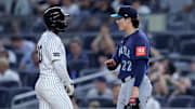 Mariners pitcher Bryan Woo lost hit no-hit bid in the eighth inning after Yankees' Jazz Chisholm Jr. hit a single.