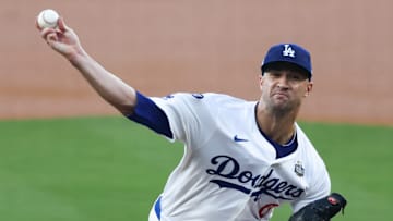 Los Angeles Dodgers pitcher Jack Flaherty
