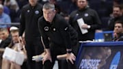 Boise State Broncos head coach Leon Rice.