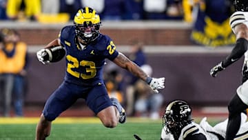 Michigan running back Jordan Marshall
